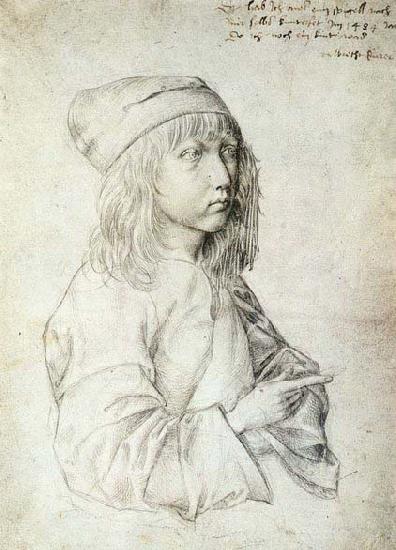 Albrecht Durer Self-Portrait at 13 oil painting image